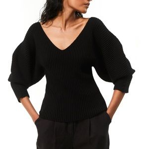 Mara Hoffman Olla Sweater, Black
